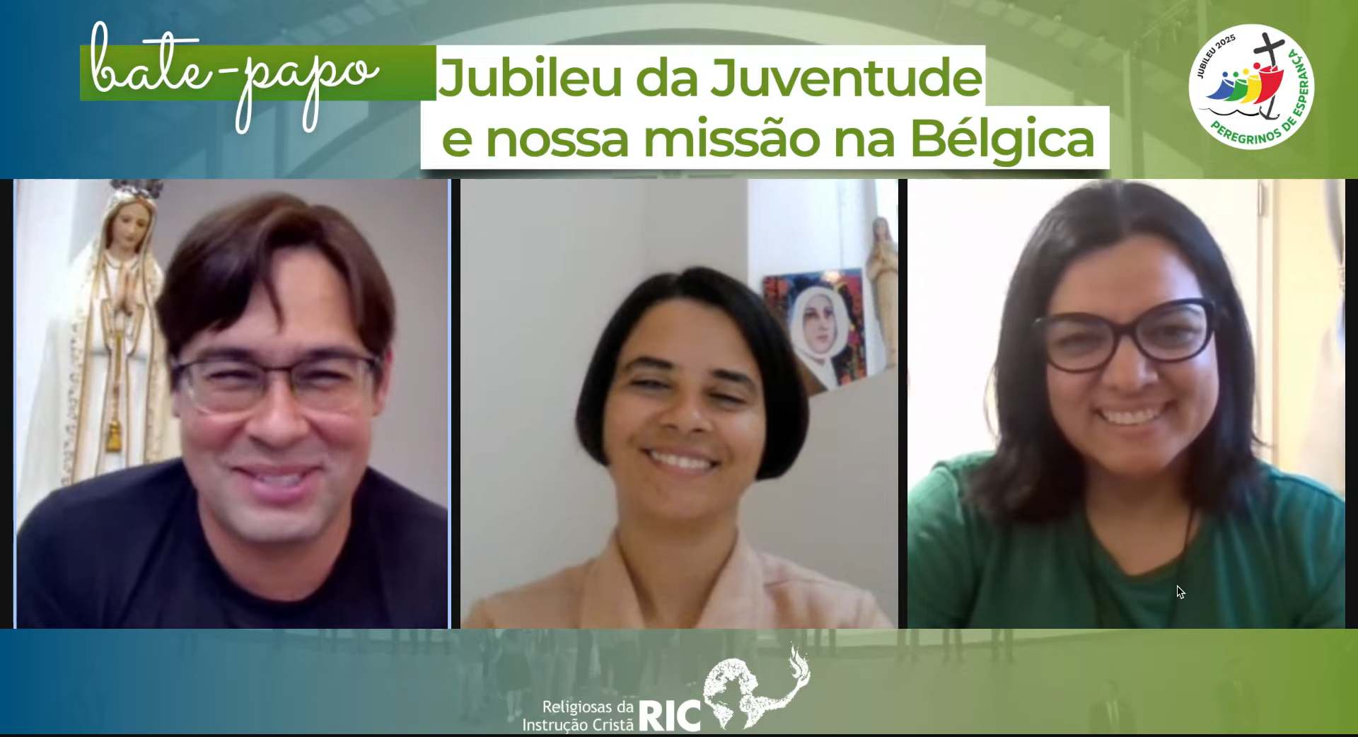 Live destaca experiências missionárias na Bélgica e reflexões sobre o Jubileu da Juventude